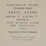El Capitan, Sunrise Original Photograph Ansel Adams 