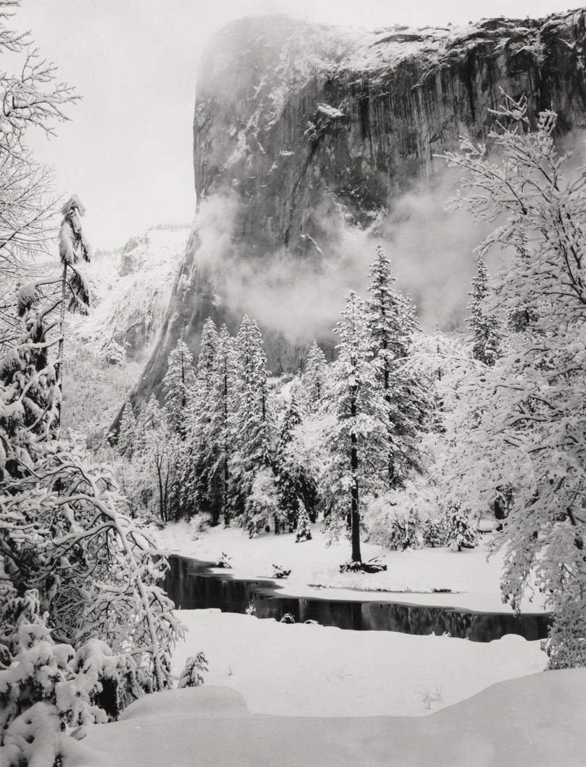 El Capitan (Winter), Special Edition Photograph explore photographs The Ansel Adams Gallery 