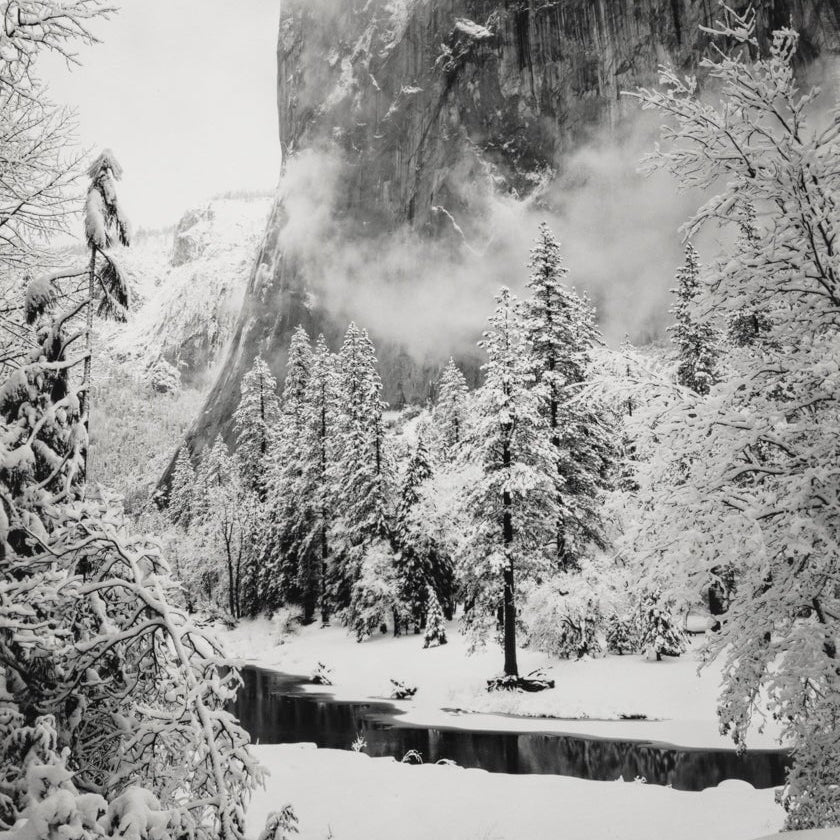 El Capitan (Winter), Special Edition Photograph explore photographs The Ansel Adams Gallery 