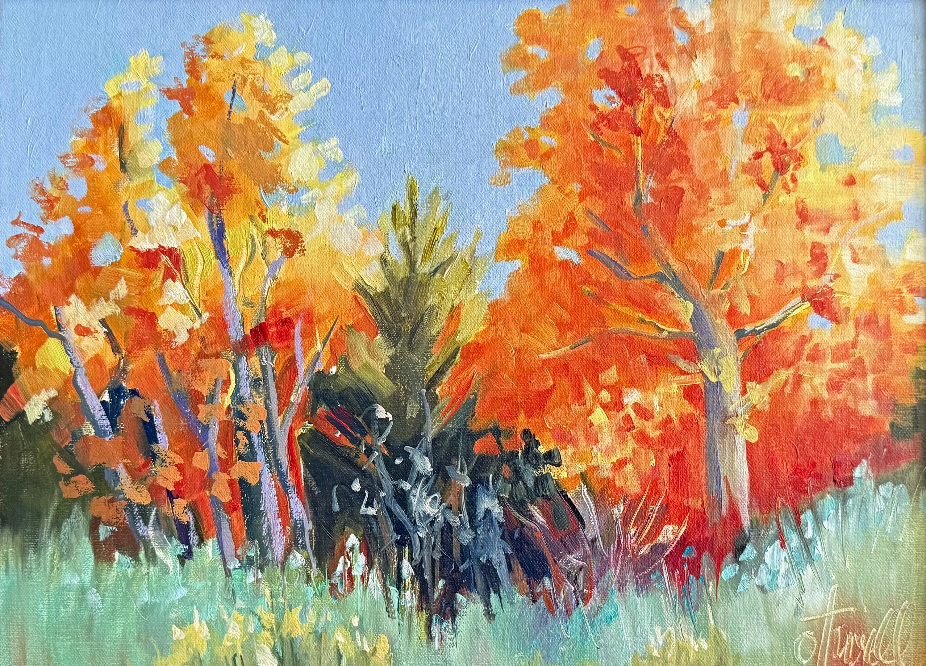 Fall Aspens, Eastern Sierra Shop_Represented_Artist Penny Otwell 
