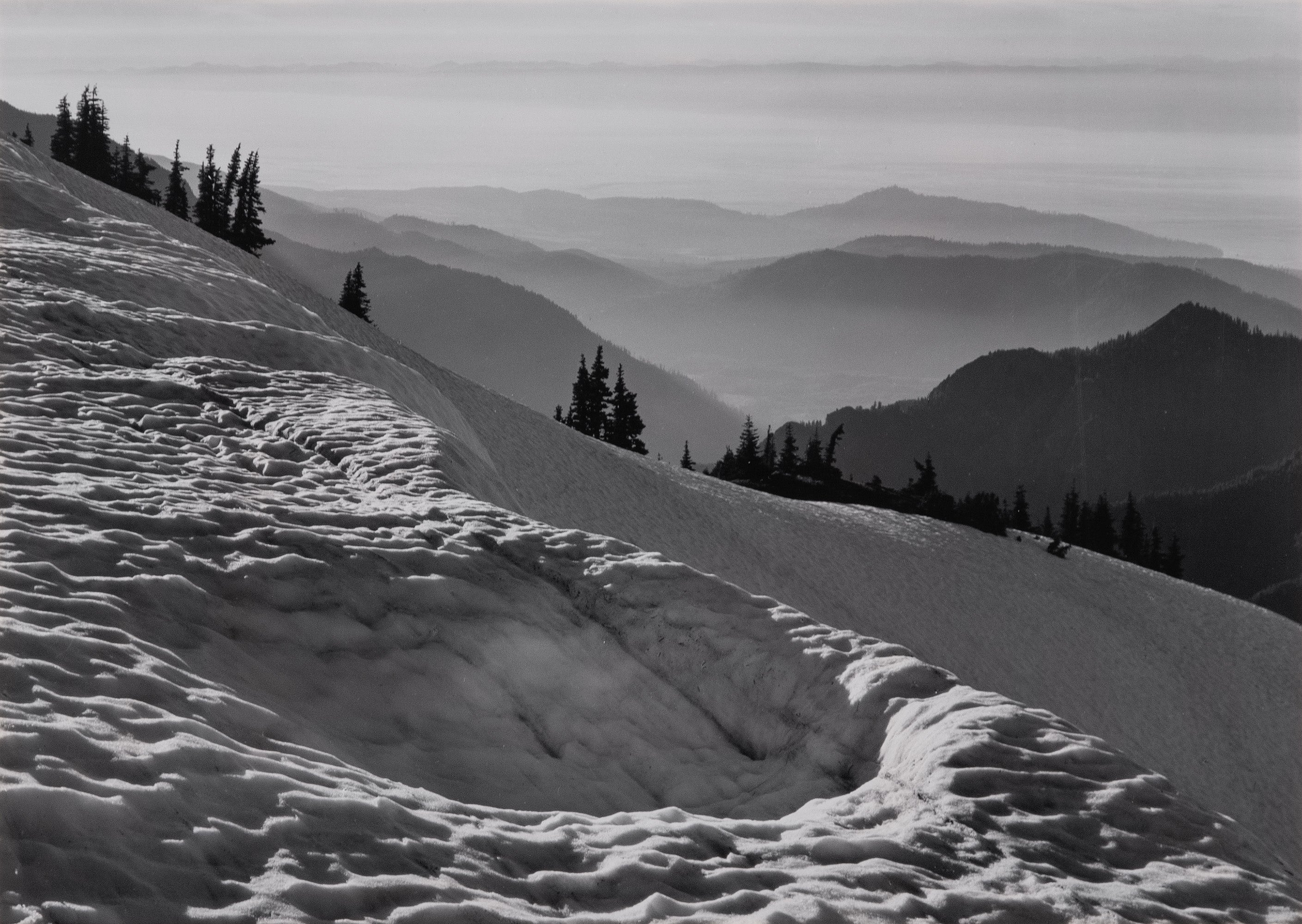 From Hurricane Hill, Olympic National Park Original Photograph Ansel Adams 