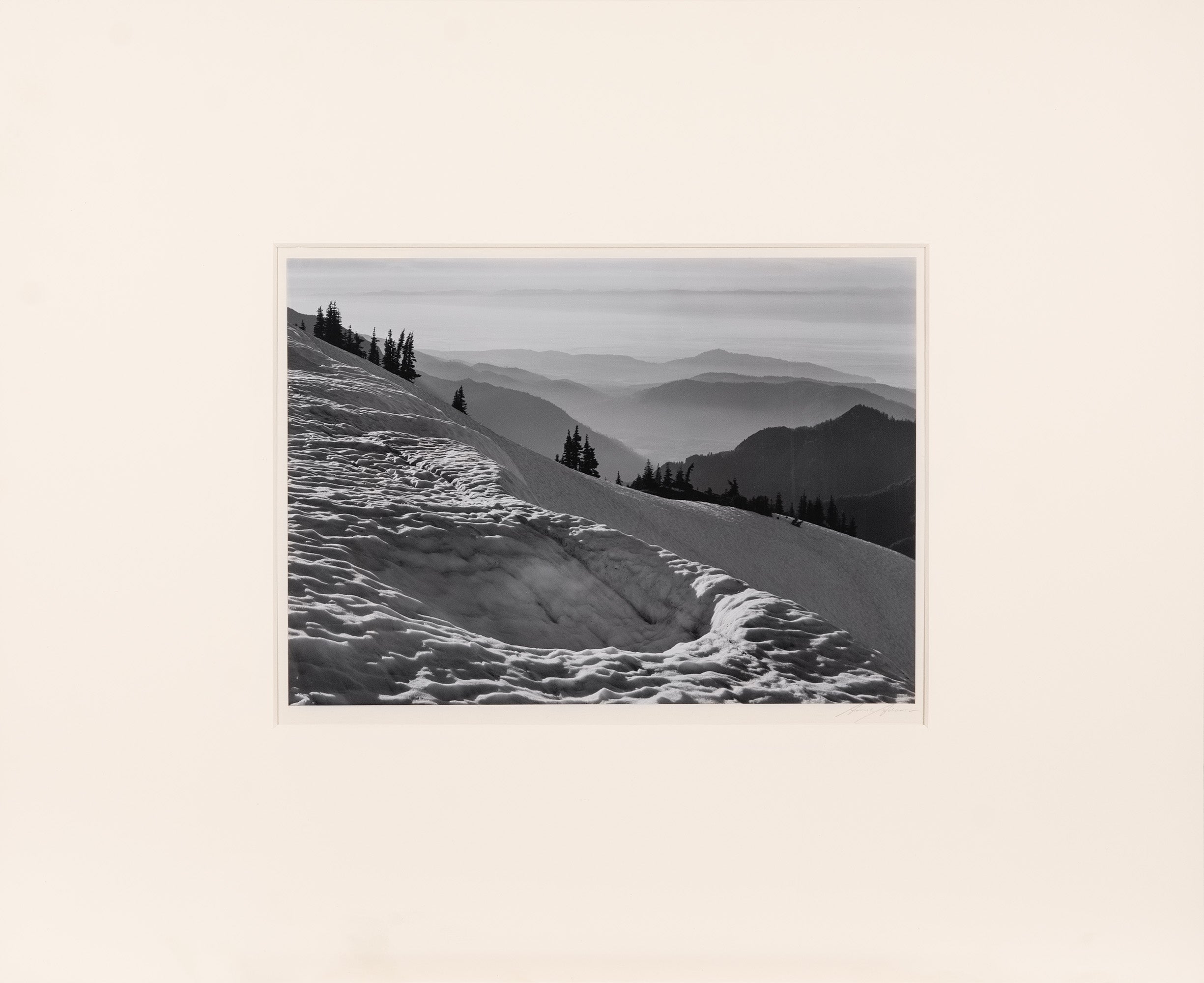 From Hurricane Hill, Olympic National Park Original Photograph Ansel Adams 