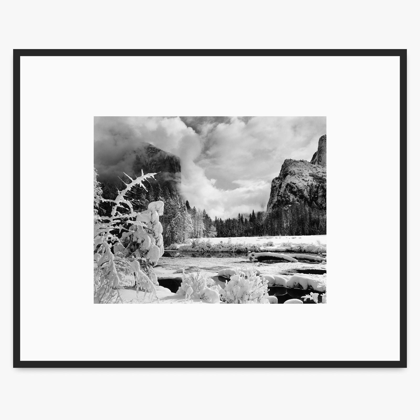 Gates of the Valley Shop_Medium_Print The Ansel Adams Gallery Matte Black Metal 