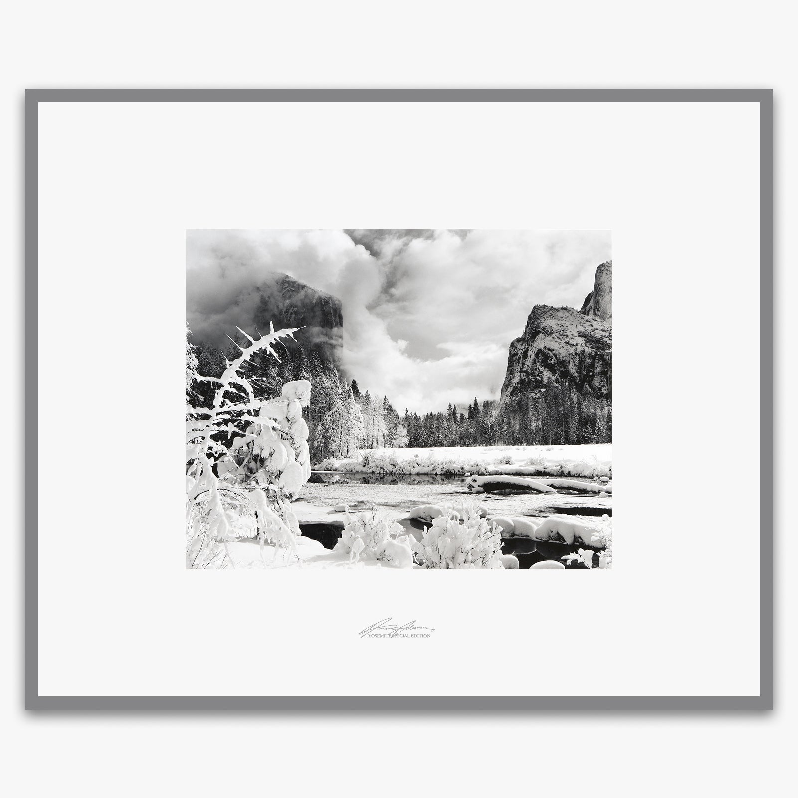 Gates of the Valley Shop_Repro_SEP The Ansel Adams Gallery Framed Standard Premium Gray Welded Frame 