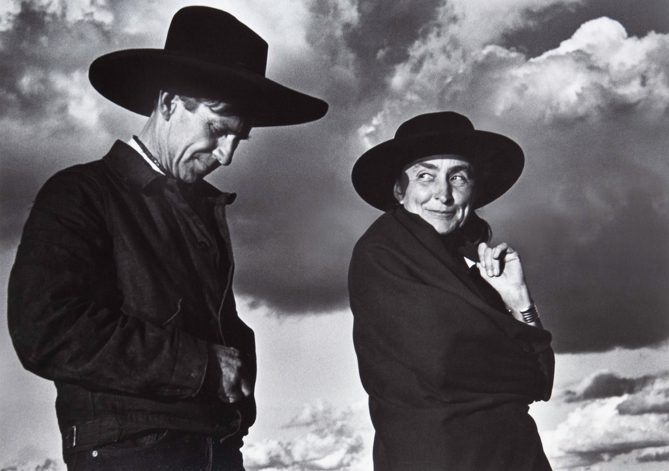 Georgia O’Keeffe and Orville Cox, Canyon de Chelly National Monument Original Photograph Ansel Adams 