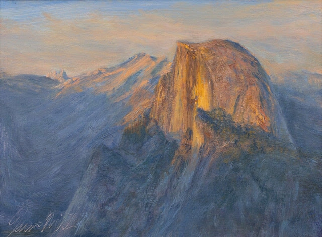 Glacier Point Sunset on Half Dome Shop_Represented_Artist James McGrew 
