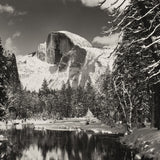 Half Dome, Merced River, Winter Original Photograph Ansel Adams 