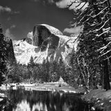 Half Dome, Merced River, Winter Shop_Medium_Print The Ansel Adams Gallery 