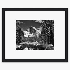 Half Dome, Merced River, Winter Shop_Medium_Print The Ansel Adams Gallery Black Wood 