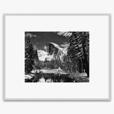 Half Dome, Merced River, Winter Shop_Medium_Print The Ansel Adams Gallery German Silver Metal 
