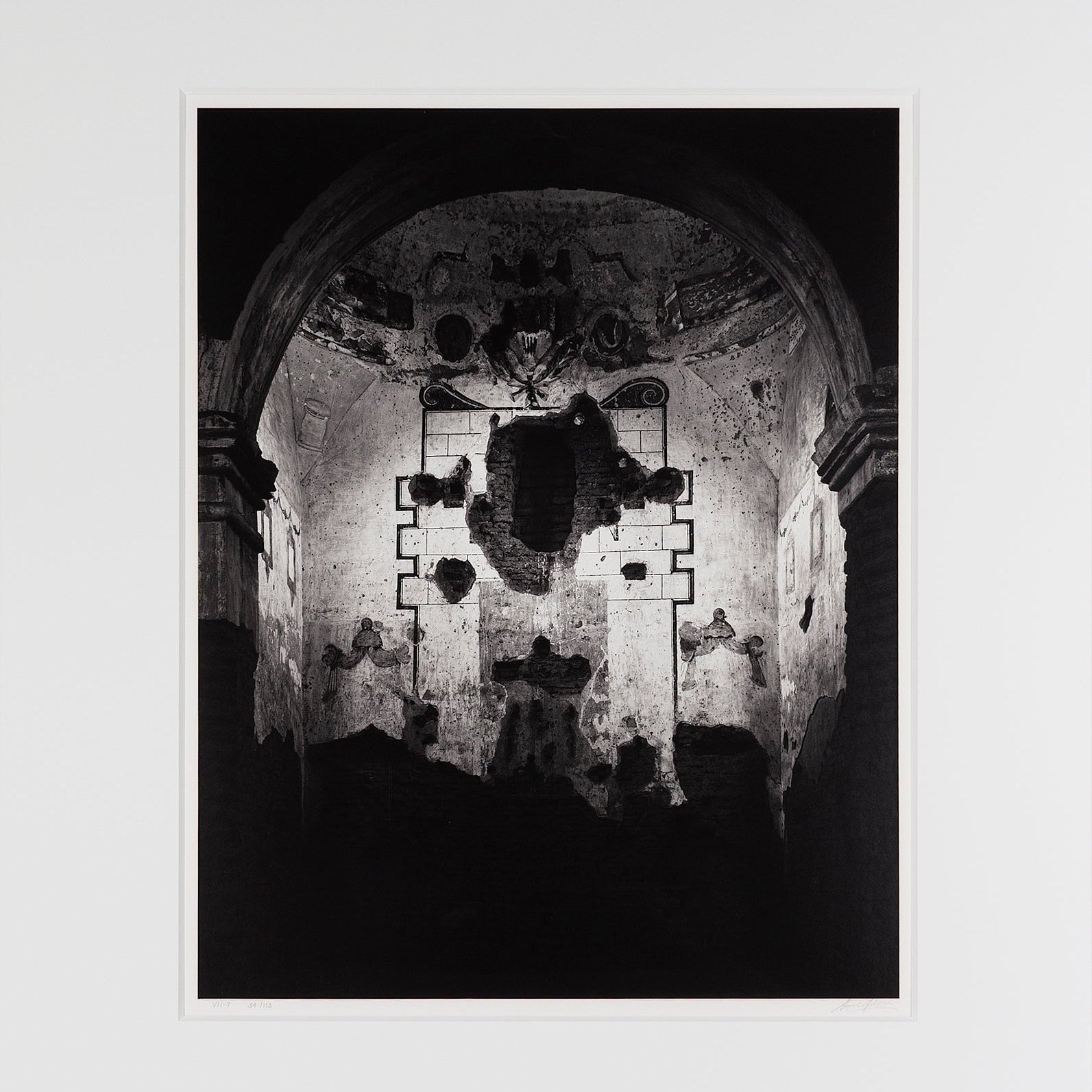 Interior, Tumacacori Mission Original Photograph Ansel Adams 
