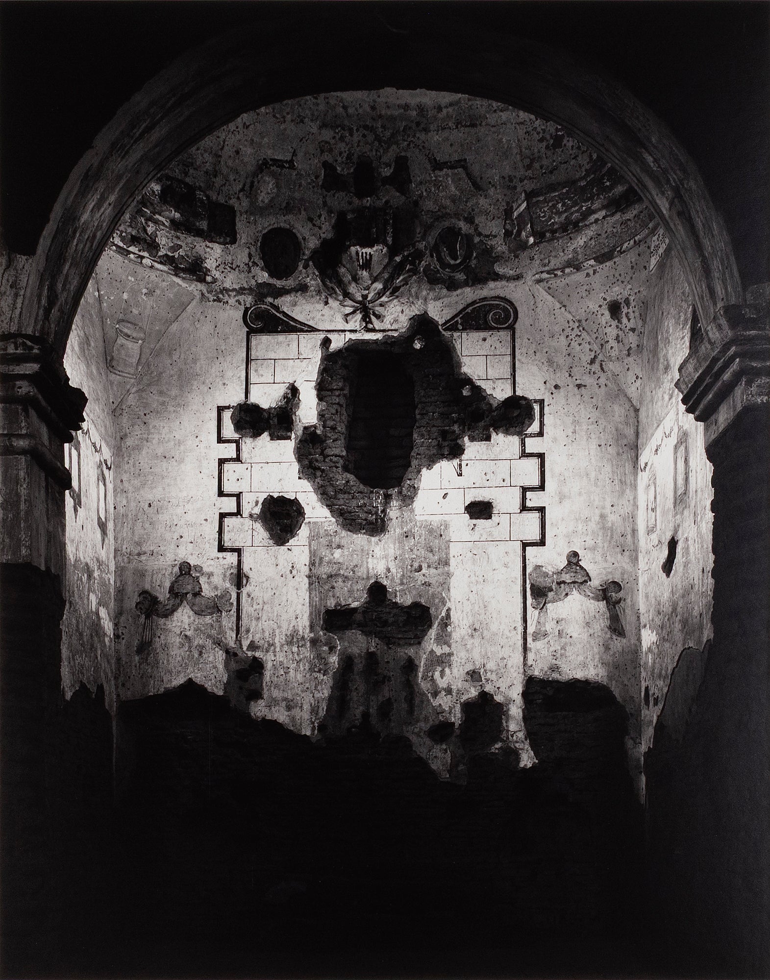 Interior, Tumacacori Mission Original Photograph Ansel Adams 