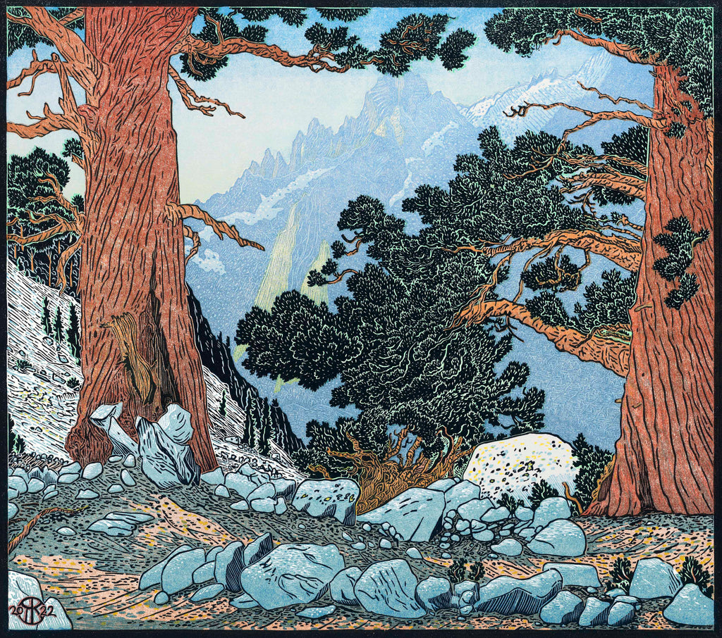 Junipers above Le Conte Canyon