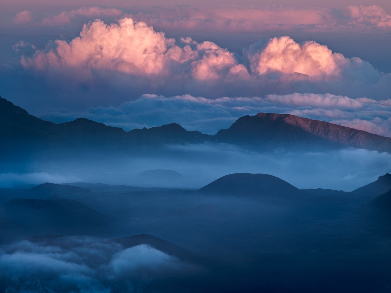 Last Light, Summit of Haleakala Volcano, HI Shop_Represented_Artist Charles Cramer 