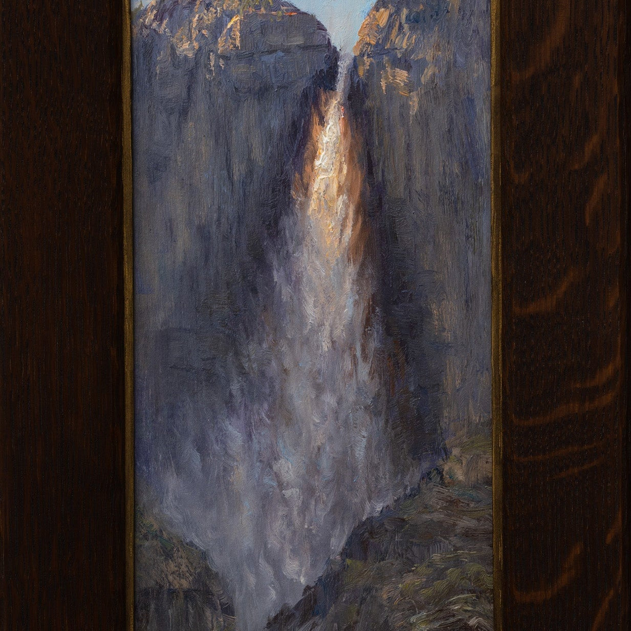 Last Touch of Light on Upper Yosemite Fall Shop_Represented_Artist James McGrew 
