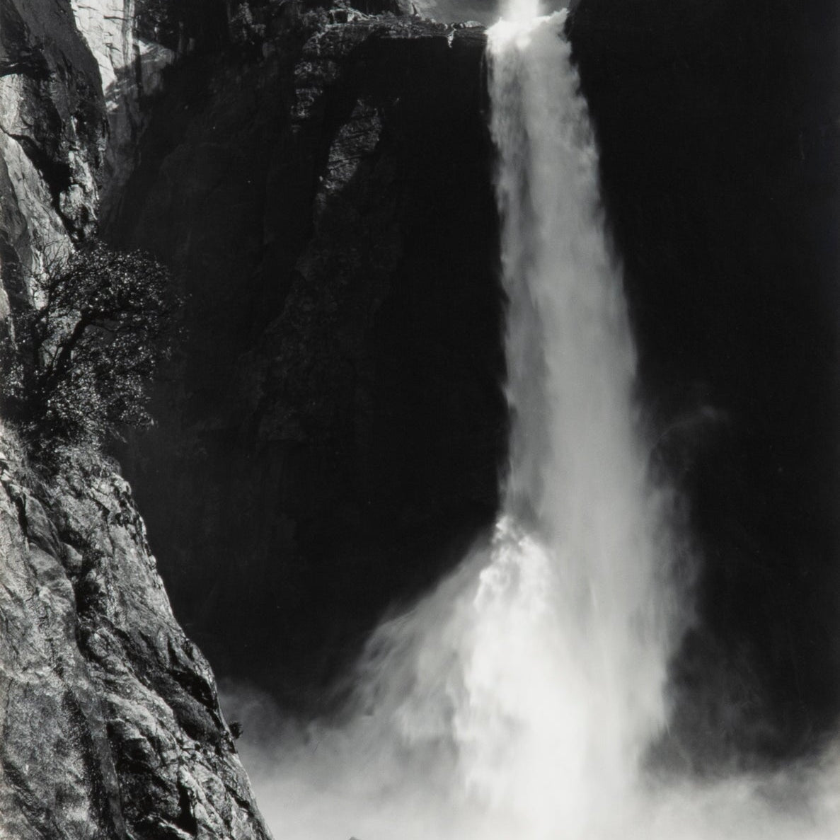 Lower Yosemite Fall, Portfolio 3 Original Photograph Ansel Adams 