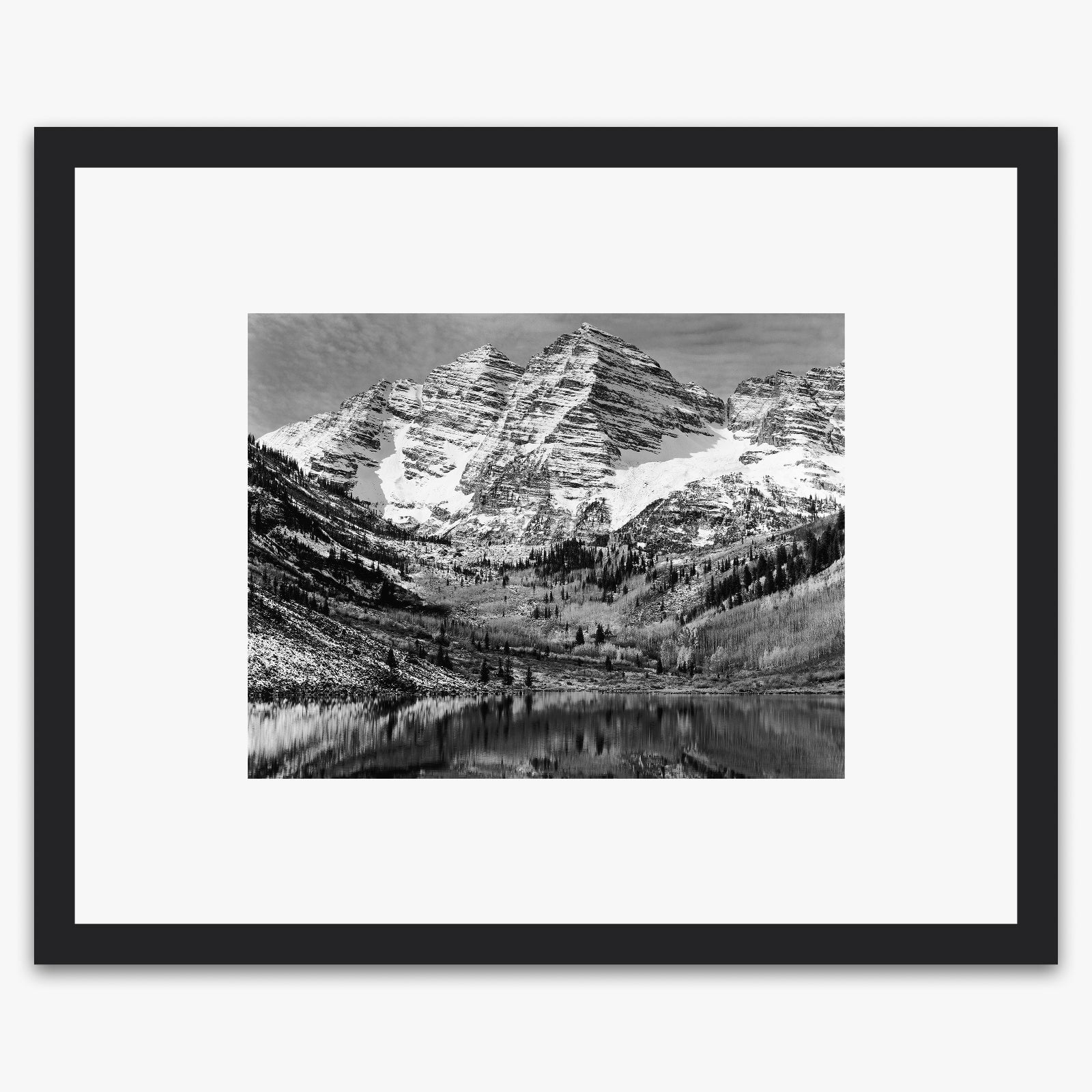 Maroon Bells Shop_Medium_Print The Ansel Adams Gallery Black Wood 