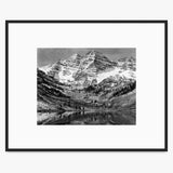 Maroon Bells Shop_Medium_Print The Ansel Adams Gallery Matte Black Metal 