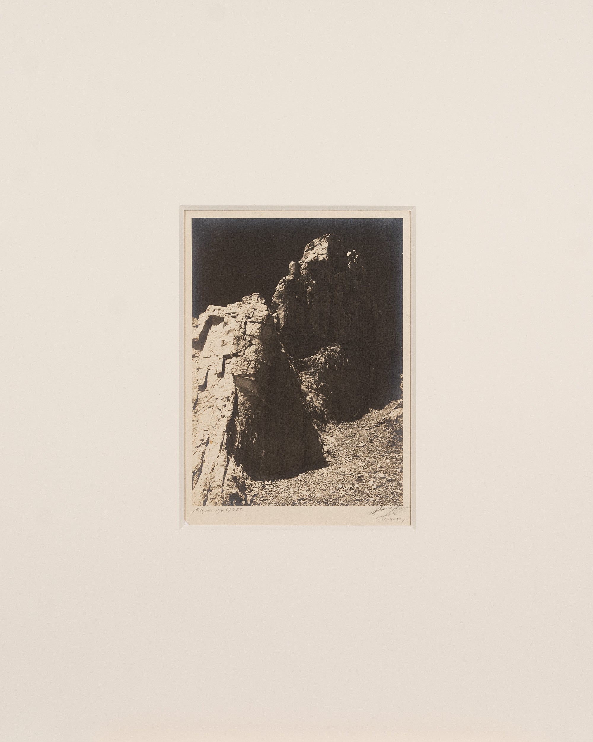 Milestone Mountain Original Photograph Ansel Adams 