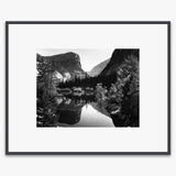 Mirror Lake and Mt. Watkins Shop_Medium_Print The Ansel Adams Gallery Contrast Gray Metal 