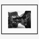 Mirror Lake and Mt. Watkins Shop_Medium_Print The Ansel Adams Gallery Matte Black Metal 
