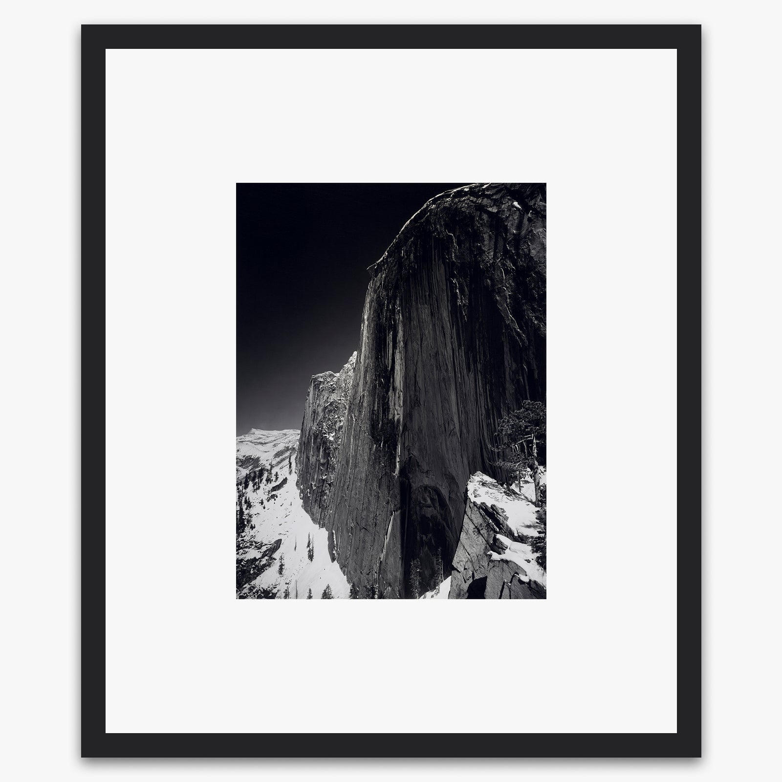 Monolithic Code Monolith The Face of Half Dome Replica Print by Ansel Adams – The Ansel ...