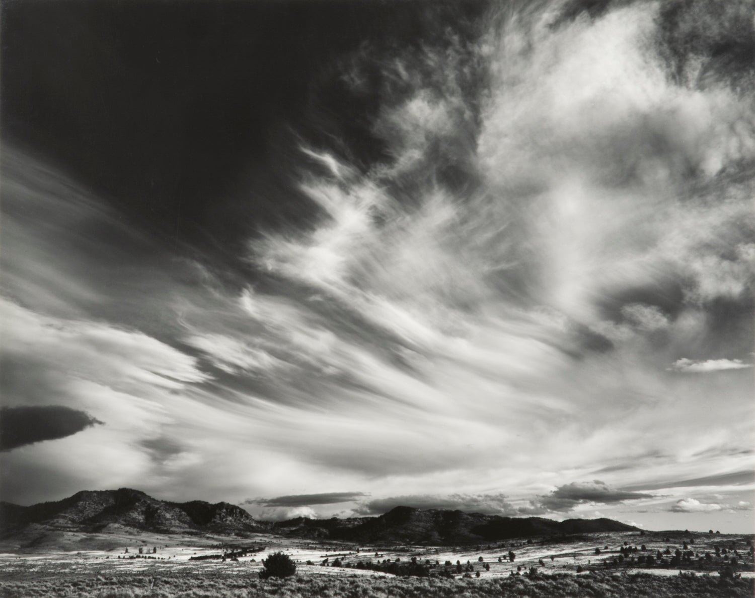 Moon and Clouds, Northern California explore photographs The Ansel Adams Gallery 
