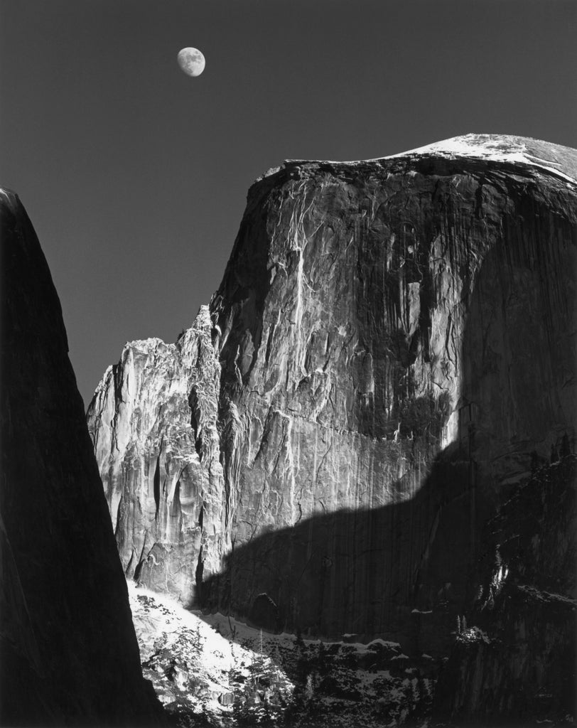 Moon and Half Dome