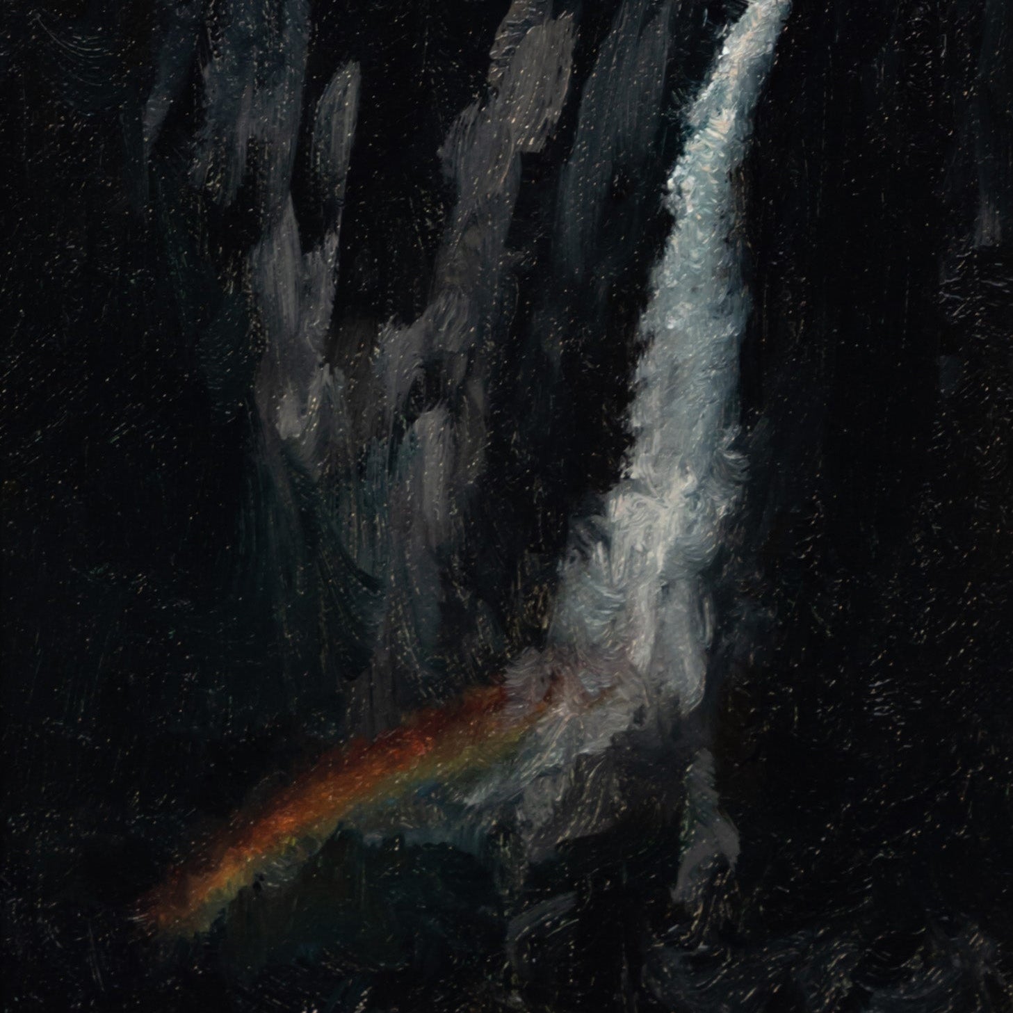 Moonbow on Lower Yosemite Fall Shop_Represented_Artist James McGrew 