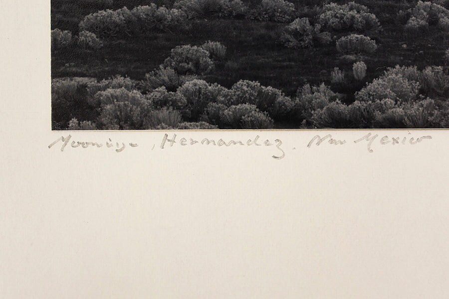 Moonrise Hernandez, New Mexico Original Photograph Ansel Adams 