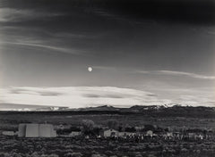 Moonrise Hernandez, New Mexico Original Photograph Ansel Adams 