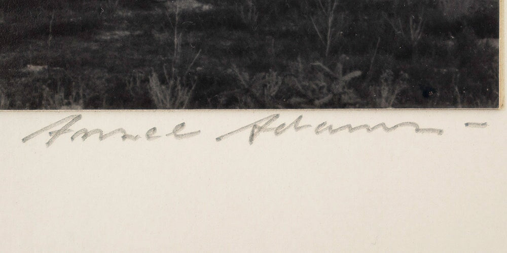 Moonrise Hernandez, New Mexico Original Photograph Ansel Adams 