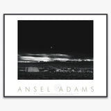 Moonrise, Hernandez Shop: Poster Ansel Adams Framed Poster Contrast Gray Metal 