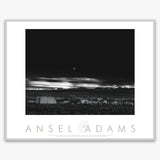Moonrise, Hernandez Shop: Poster Ansel Adams Framed Poster German Silver Metal 