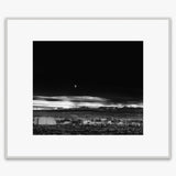 Moonrise, Hernandez Shop: Poster Ansel Adams Overmatted & Framed Poster German Silver Metal 