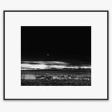 Moonrise, Hernandez Shop: Poster Ansel Adams Overmatted & Framed Poster Matte Black Metal 