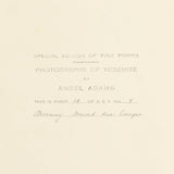 Morning, Merced River - Signed Special Edition Photograph Shop Ansel Adams 