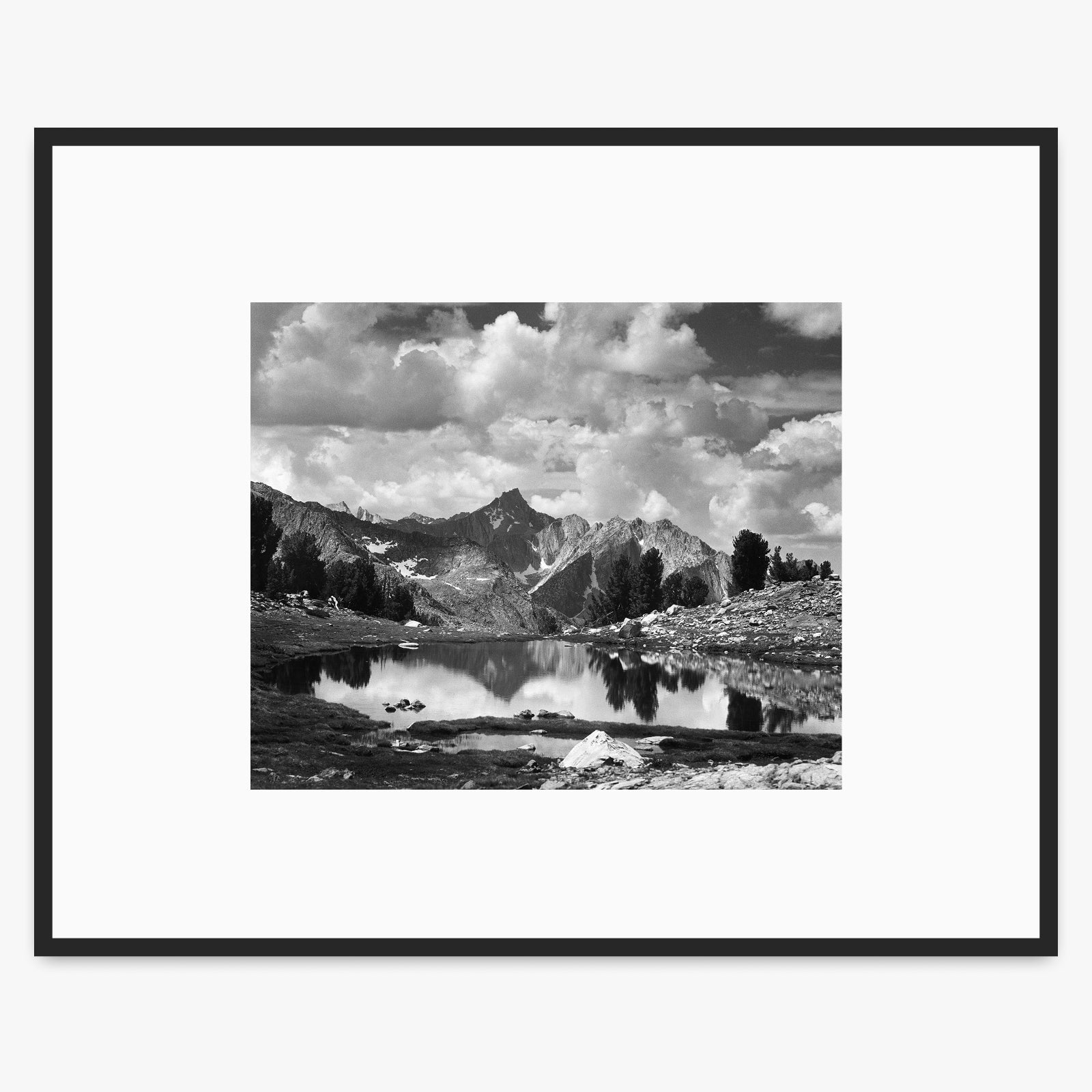 Mount Clarence King Shop_Medium_Print The Ansel Adams Gallery Matte Black Metal 