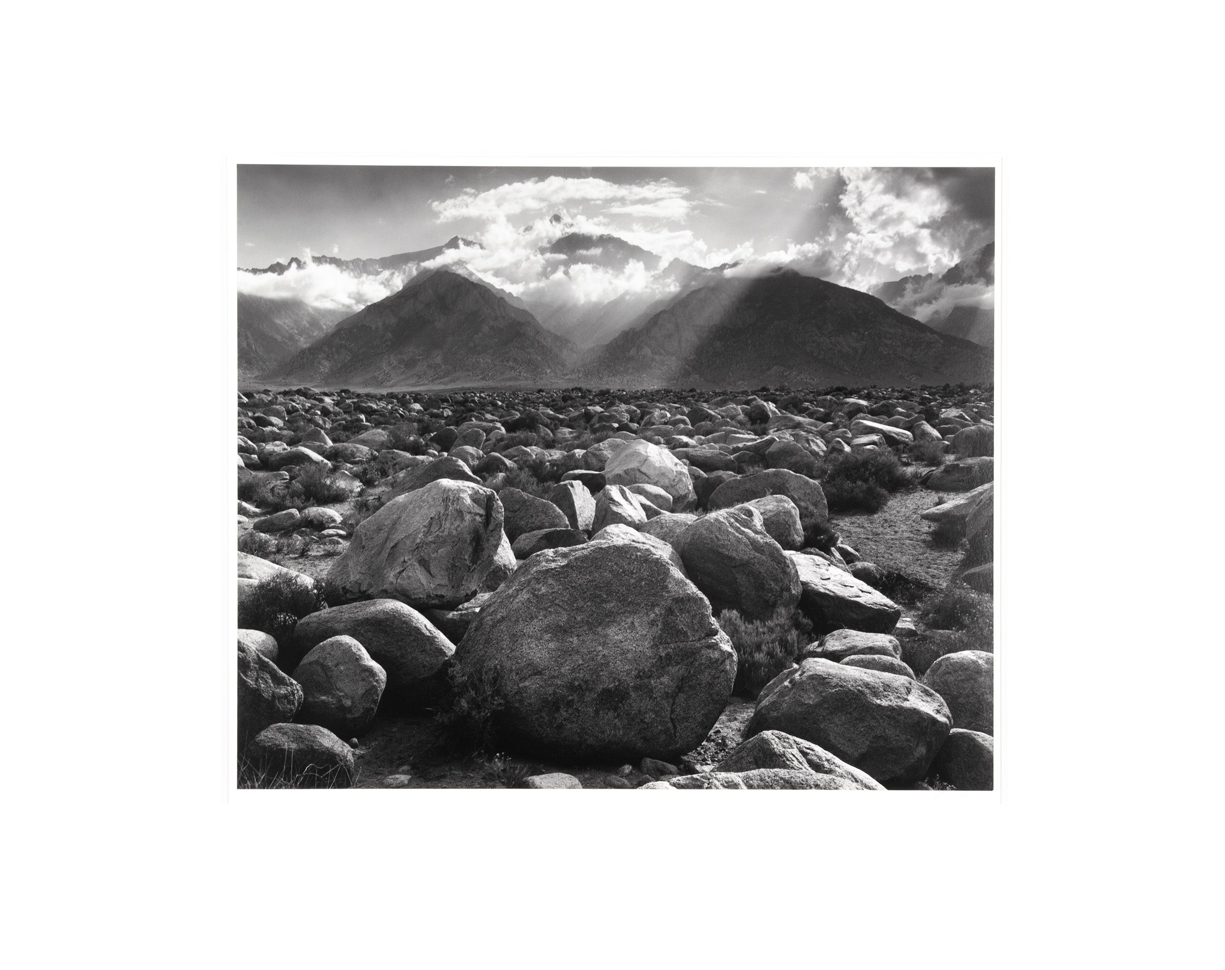 Mt. Williamson from Manzanar Original Photograph Ansel Adams 