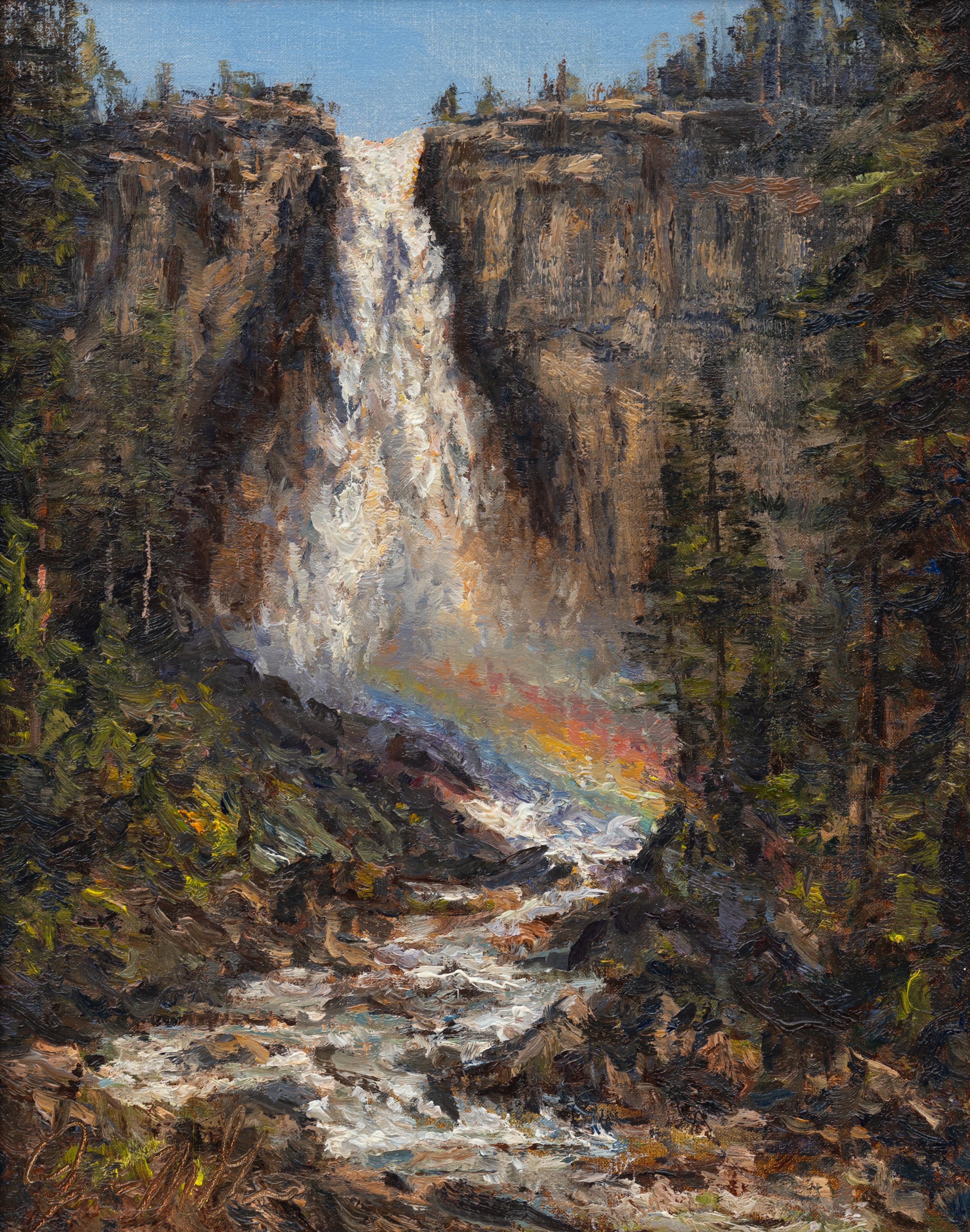 Nevada Fall and Rainbow Shop_Represented_Artist James McGrew 