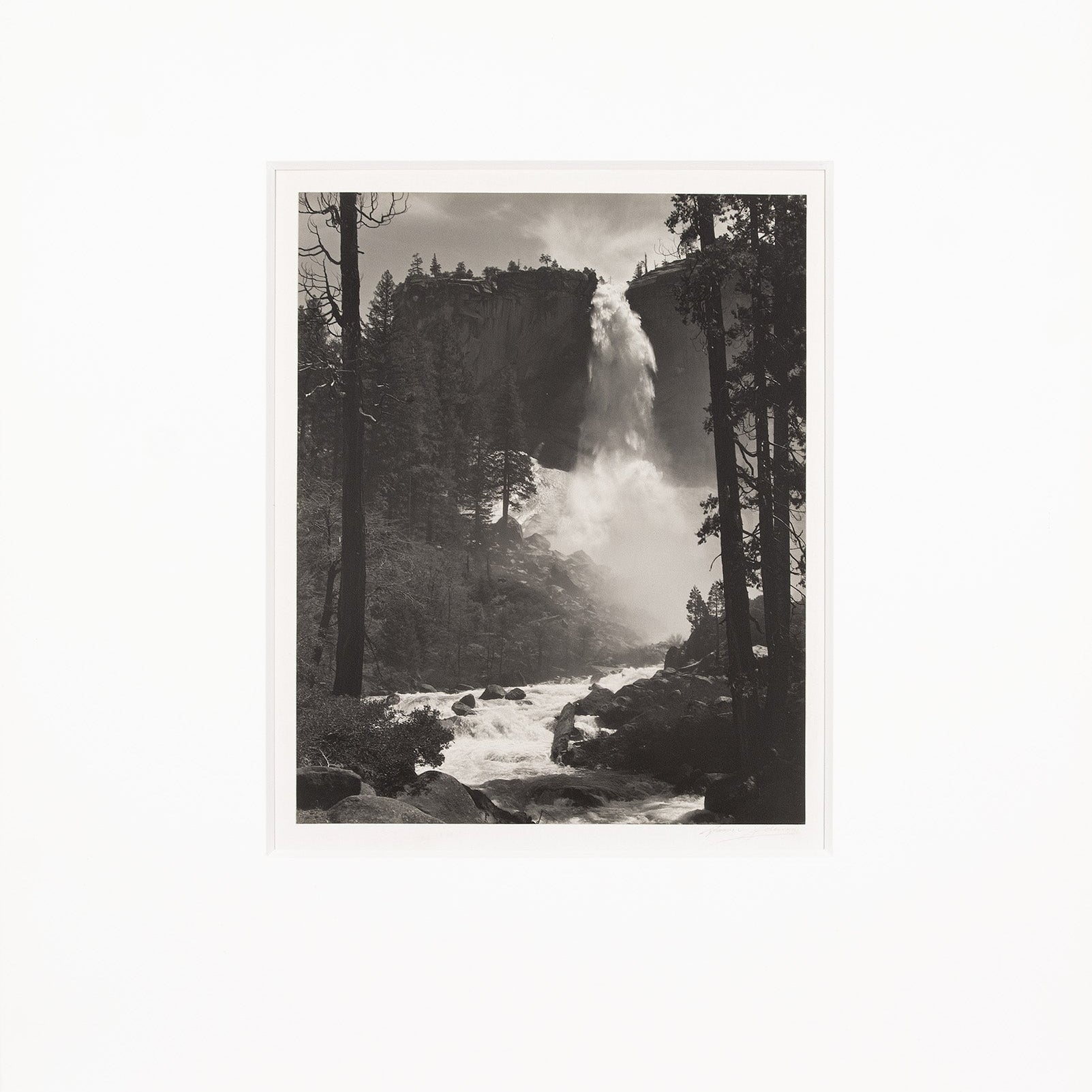 Nevada Fall Original Photograph Ansel Adams 