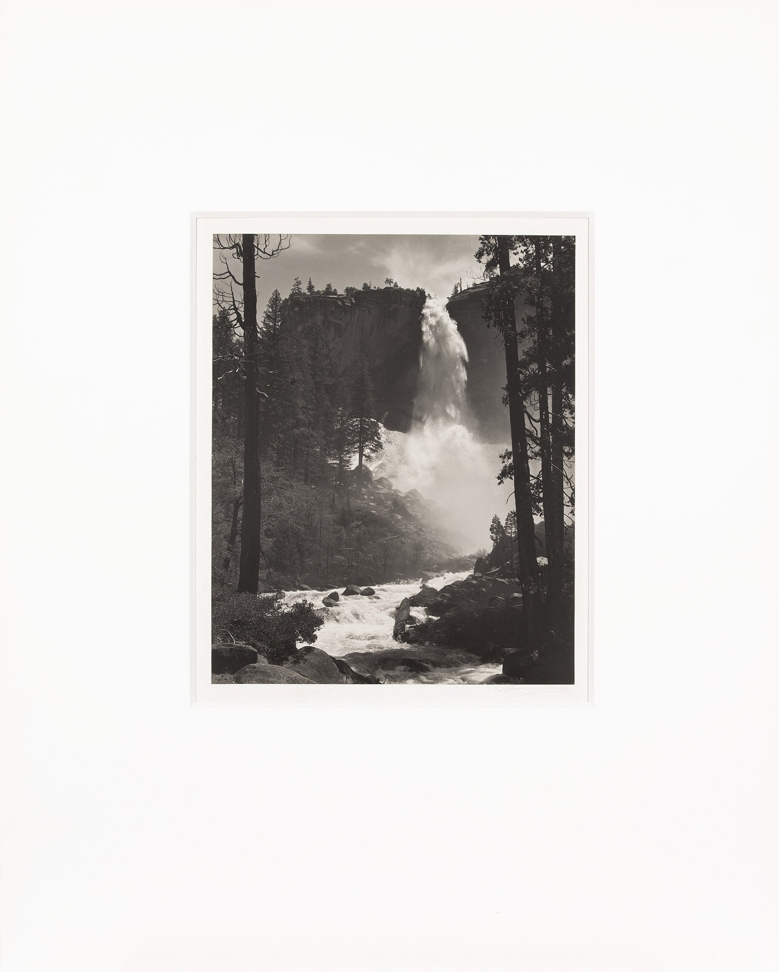 Nevada Fall Original Photograph Ansel Adams 