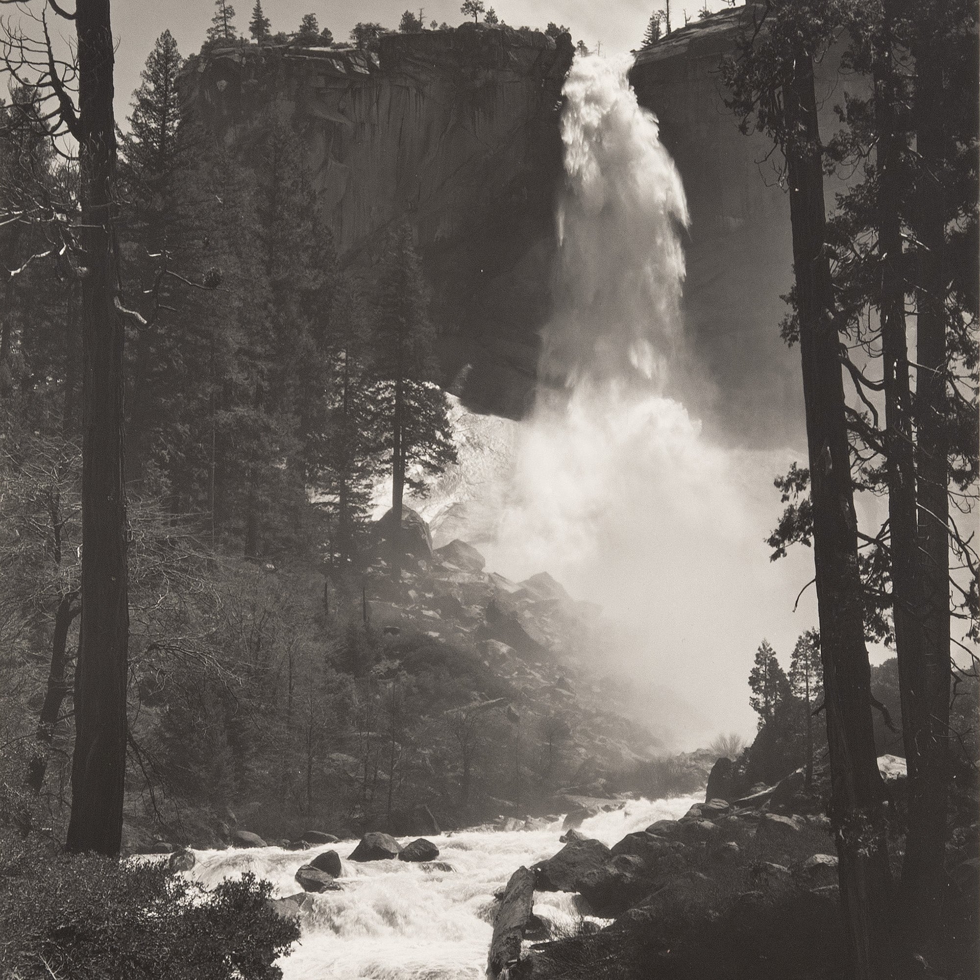 Nevada Fall Original Photograph Ansel Adams 