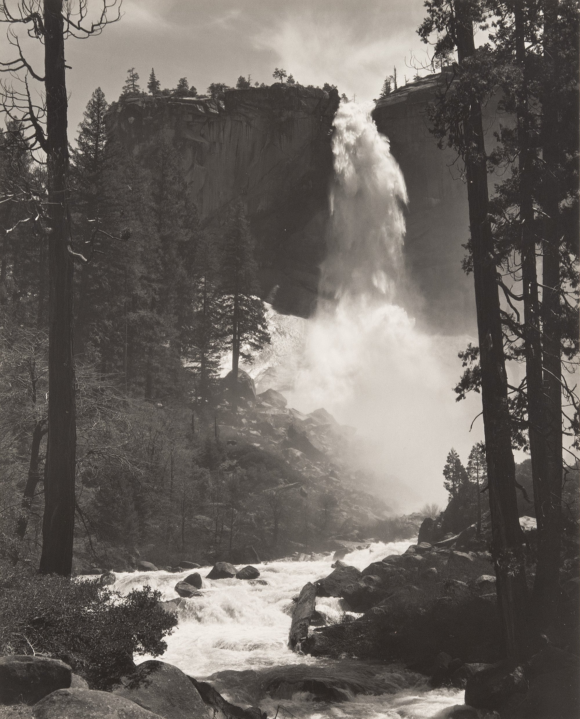 Nevada Fall Original Photograph Ansel Adams 