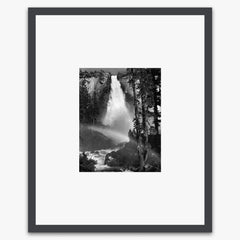 Nevada Fall Shop_Small_Print Ansel Adams Contrast Gray Metal 