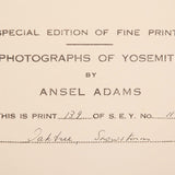 Oak Tree, Snowstorm - Signed Special Edition Signed_SEP Ansel Adams 