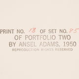 Old Faithful Geyser Original Photograph Ansel Adams 