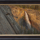 Peregrine Pair Hunting Bats Near Nevada Fall Shop_Represented_Artist James McGrew 