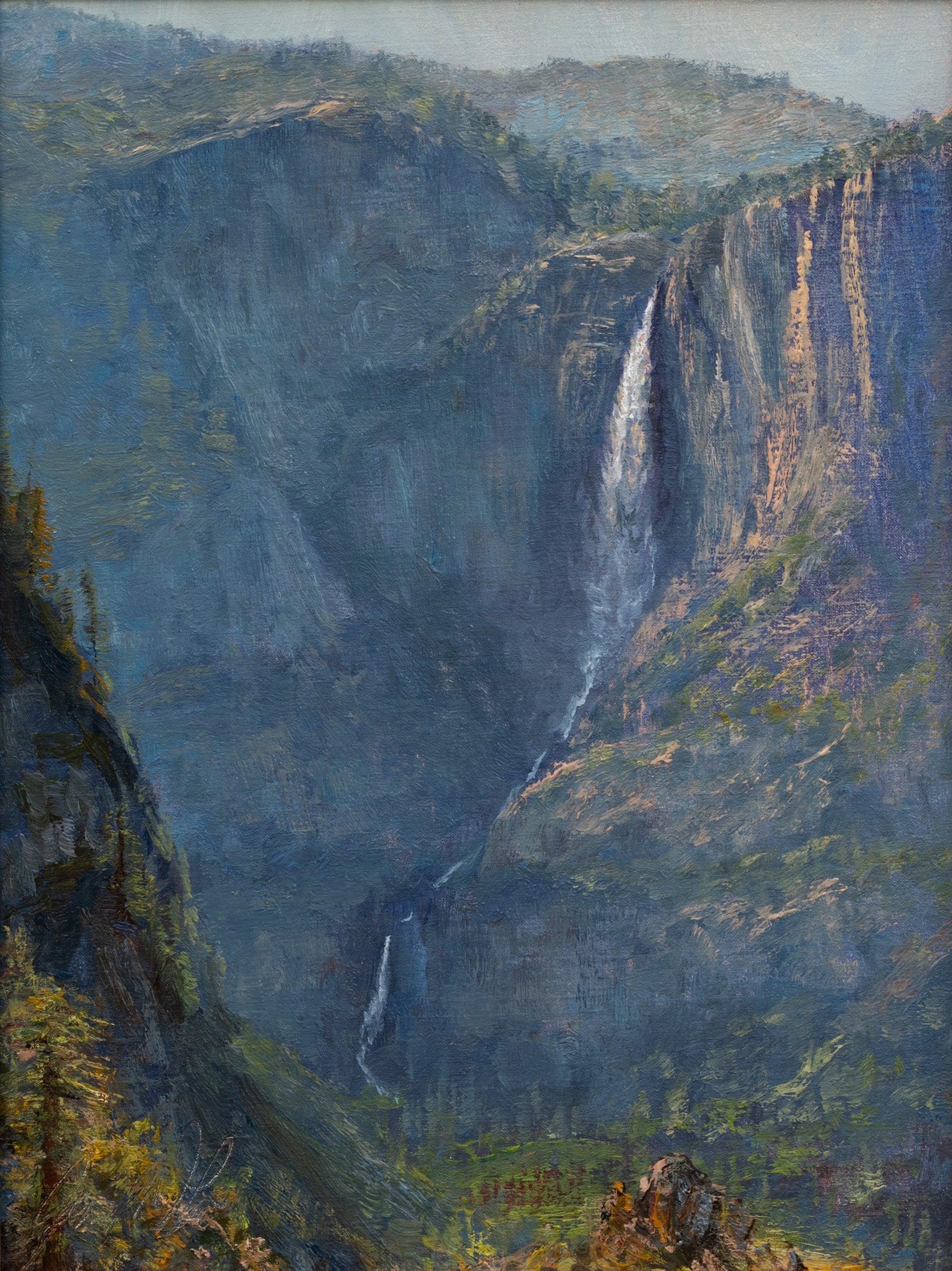 Peregrine View of Yosemite Fals Shop_Represented_Artist James McGrew 