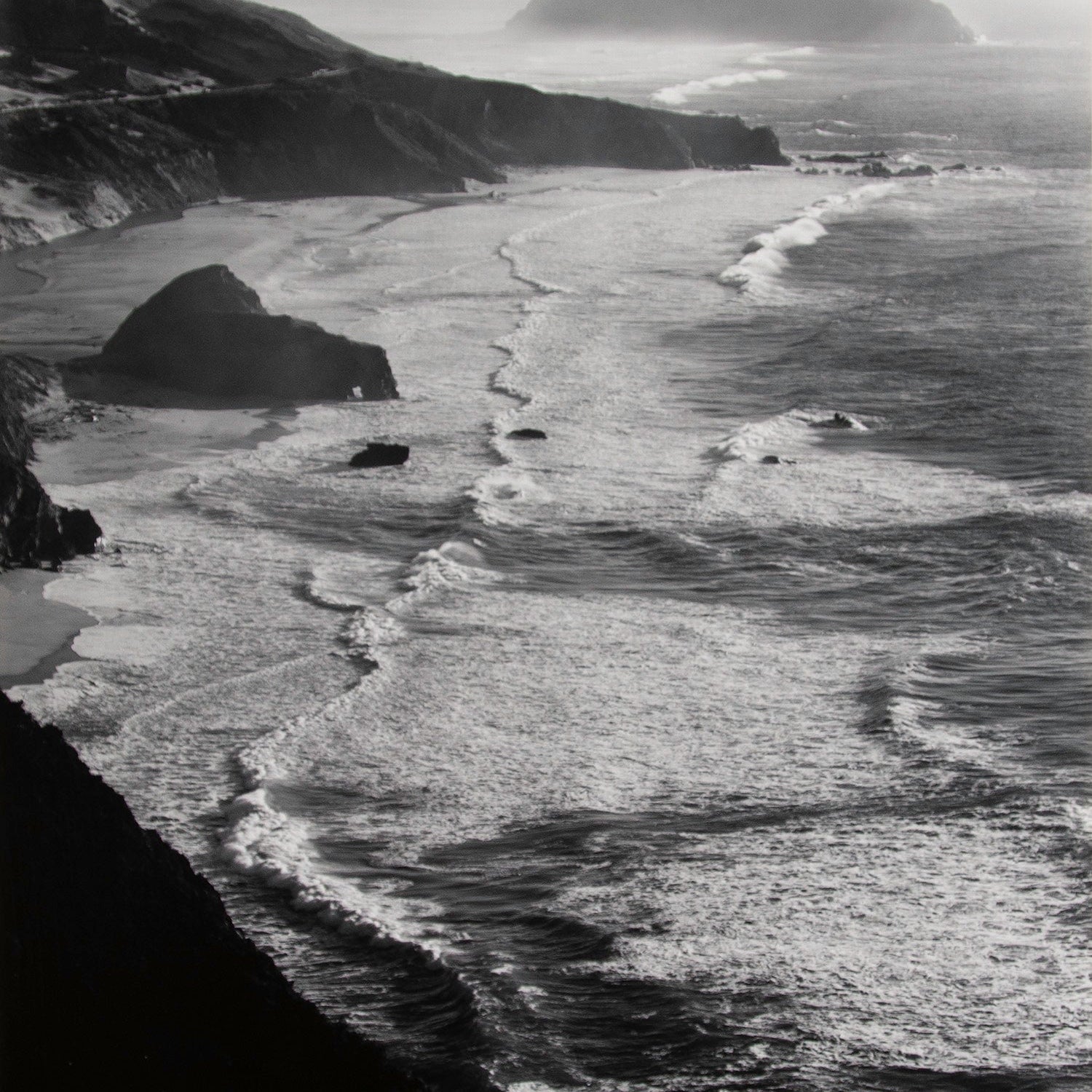 Pt. Sur, Storm Original Photograph Ansel Adams 